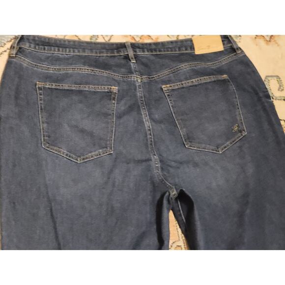 Seven 7 Womens Loose Straight Fit Jeans Size 20W measures 42Wx30.5L EUC - Picture 11 of 11